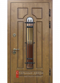 Входные двери МДФ в Одинцово «Двери МДФ со стеклом»
